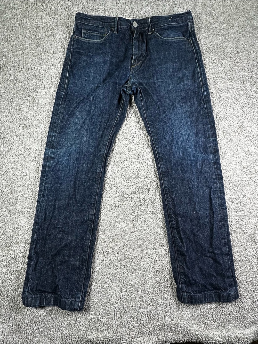 Levi's Made & Crafted Men's Jeans Size 32x34 Dark Wash Straight Leg 100% Cotton